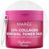 image:imageMAREE Hyaluronic Acid Toner Pads  Hydrating Face Wipes for Women Cleansing  Zero Pore Toning Brightening Exfoliating Face Pads  Pore Reducer Facial Peels  Acne Treatment DevicePink