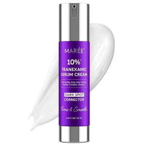 image:imageMAREE TXA Tranexamic Acid Serum Cream with Microspicules 100000 PPM Complex  Alpha Arbutin Cream  Face Crema para Manchas Oscuras en la CaraPurple