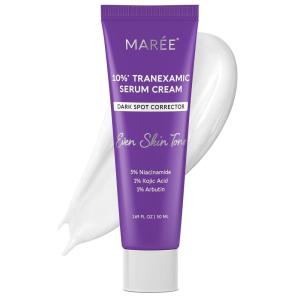 image:imageMAREE TXA Tranexamic Acid Serum Cream with Microspicules 100000 PPM Complex  Alpha Arbutin Cream  Face Crema para Manchas Oscuras en la CaraViolet