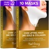 image:imageMAREE V Line Lifting Mask with 24K Gold  Deep Collagen Face Mask for Women  Jawline Shaper Mask with Retinol amp Hyaluronic Acid  Neck Tightening amp Firming  Double Chin Strap for Face Lift  2 packGold