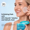 image:imageMAREE Self Tanning Facial Pads  Exfoliating Glow Pads amp Tan Towels for Face amp Body  Travel Size Self Tanner Wipes for Sunless Face Tanning  No Rinse Gradual Natural Fair to Medium Tan TowelettesAzure