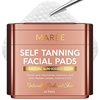 image:imageMAREE Self Tanning Facial Pads  Exfoliating Glow Pads amp Tan Towels for Face amp Body  Travel Size Self Tanner Wipes for Sunless Face Tanning  No Rinse Gradual Natural Fair to Medium Tan TowelettesBrown