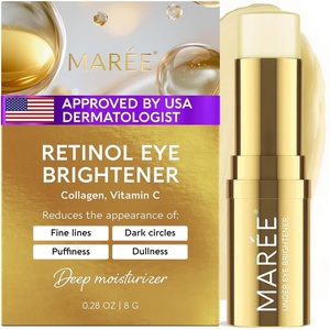 image:imageMAREE Under Eye Balm Stick Hydrating  Retinol Caffeine Under Eye Brightener Stick for Older Women  Collagen Undereye Cream for Dark Circles amp Wrinkles  028 Ounce GoldGold