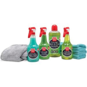 imageGriots Garage 11649 Ceramic Family Kit  Complete Ceramic Maintenance Reginimen  Ceramic 3in1 Wax Ceramic Wash ampamp Coat Ceramic Speed Shine Ceramic Glass Cleaner ampamp Premium Microfibers