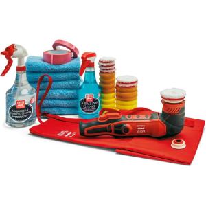 imageGriots Garage 10913 G13 Mini LongThrow Orbital  Variable Speed 700Watt Mini Polisher With A 13mm Orbit Size  2 ampamp 3 Backing Plates Included  Professional Grade Mini PolisherG13 Mini LongThrow Orbital BOSS ProGrade Kit