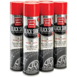 imageGriots Garage Black Shine XL 215oz 6 Pack  UltraHigh Gloss Tire Dressing Wide Fan Spray Tip is Ideal for Large OffRoad Tires  Water Resistant Formula for Extended Durability