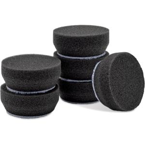 imageGriots Garage B140F1 1quot Finishing Foam Pads Set of 6Black1 Inch Pads Set of 6