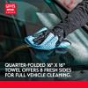 imageGriots Garage PFM Crinkle Glass Towels for Car Detailing StreakFree Cleaning for Windows Windshield Mirrors and More 16quot x 16quot 55583 Set of 3