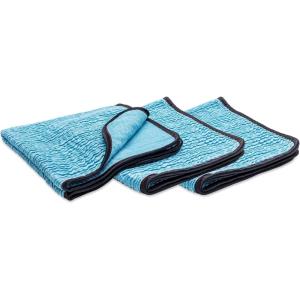imageGriots Garage PFM Crinkle Glass Towels for Car Detailing StreakFree Cleaning for Windows Windshield Mirrors and More 16quot x 16quot 55583 Set of 3