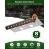 image8Pack 7 Inch LED Hardscape Lighting Paver Lights Retaining Wall Lights IP68 Waterproof Low Voltage 1236V ACDC landscape lighting Outdoor Step Lights 2700K Warm White 40000 Hours Lifespanwarm8pack