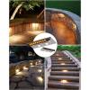 image8Pack 7 Inch LED Hardscape Lighting Paver Lights Retaining Wall Lights IP68 Waterproof Low Voltage 1236V ACDC landscape lighting Outdoor Step Lights 2700K Warm White 40000 Hours Lifespan