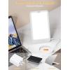 imageHIBOITEC Light Therapy Lamp 10000 Lux Therapy Light Sun Light Therapy Lamp with 3 Color Temperature ampamp 5 Adjustable Brightness ampamp 4 Timing ampamp Memory Function Portable Light Therapy Box for HomeOfficeWarmwhite
