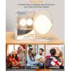 imageHIBOITEC Light Therapy Lamp 10000 Lux Therapy Light Sun Light Therapy Lamp with 3 Color Temperature ampamp 5 Adjustable Brightness ampamp 4 Timing ampamp Memory Function Portable Light Therapy Box for HomeOfficeWhite