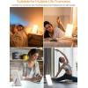 imageHIBOITEC Light Therapy Lamp 10000 Lux Therapy Light Sun Light Therapy Lamp with 3 Color Temperature ampamp 5 Adjustable Brightness ampamp 4 Timing ampamp Memory Function Portable Light Therapy Box for HomeOfficeWarmwhite