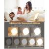 imageHIBOITEC Light Therapy Lamp 10000 Lux UVFree Therapy Light LED Sunshine Light with 3 Color Temperature ampamp 5 Adjustable Brightness Levels ampamp 4 Timing ampamp Memory Function Sun Light Lamp for Home Office