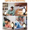 imageHIBOITEC Light Therapy Lamp UVFree 10000 Lux Therapy Light LED Happy Mood Lamps with 5 Adjustable Brightness and Timer ampamp Memory Function 3 Color Temperature Unique Art Design for a Happy LifeBlack