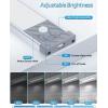 imageHIBOITEC Under Cabinet Lighting Rechargeable Closet Lights Wireless Motion Sensor Light Indoor 50 LED Dimmable Magnetic Under Counter Light for Kitchen Pantry 2 Pack Cool White Light 10 inchSilver Cool White Light