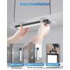 imageHIBOITEC Under Cabinet Lighting Rechargeable Closet Lights Wireless Motion Sensor Light Indoor 50 LED Dimmable Magnetic Under Counter Light for Kitchen Pantry 2 Pack Cool White Light 10 inchBlack 3 Color Temperatures