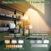 imageHIBOITEC Under Cabinet Lights Motion Sensor Lights Indoor 3 Color Temperatures Wireless Rechargeable Night Lights Dimmable Closet Lights Under Counter Lights for Kitchen Wardrobe Closets Cupboard1 Pack