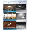 imageHIBOITEC Under Cabinet Lights Motion Sensor Lights Indoor 3 Color Temperatures Wireless Rechargeable Night Lights Dimmable Closet Lights Under Counter Lights for Kitchen Wardrobe Closets Cupboard2 Pack
