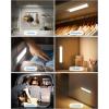 imageHIBOITEC Under Cabinet Lights Motion Sensor Lights Indoor 3 Color Temperatures Wireless Rechargeable Night Lights Dimmable Closet Lights Under Counter Lights for Kitchen Wardrobe Closets Cupboard2 Pack