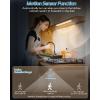 imageHIBOITEC Under Cabinet Lights Motion Sensor Lights Indoor 3 Color Temperatures Wireless Rechargeable Night Lights Dimmable Closet Lights Under Counter Lights for Kitchen Wardrobe Closets Cupboard2 Pack