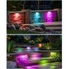 image:imageHIBOITEC 7 Inch Hardscape Lighting LED Retaining Wall Lights 2700K Warm White IP67 Waterproof Outdoor Paver Landscape Lights EasyInstall Low Voltage 12V24V Step Lights12 Pack with ConnectorsMulticolor