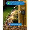 image:imageHIBOITEC AllinOne Low Voltage Landscape Lighting Kit 5W LED Landscape Lights with Transformer and 65FT Wire Waterproof Outdoor Spot Lights for Pathway Yard Garden 2700K 8 PacksWarm White