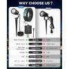 image:imageHIBOITEC AllinOne Low Voltage Landscape Lighting Kit 5W LED Landscape Lights with Transformer and 65FT Wire Waterproof Outdoor Spot Lights for Pathway Yard Garden 2700K 8 PacksWarm White