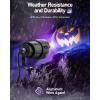 image:imageHIBOITEC Halloween Black Light Spotlight Outdoor 12W IP65 Waterproof LED Spot Lights Landscape Lighting with US Plug for Glow Party Body Paint Yard Garden Decorations 4Packs1 Pack