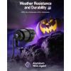 image:imageHIBOITEC Halloween Black Light Spotlight Outdoor 12W IP65 Waterproof LED Spot Lights Landscape Lighting with US Plug for Glow Party Body Paint Yard Garden Decorations 4Packs2 Pack
