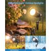 image:imageHIBOITEC Low Voltage Landscape Lighting 12W with Connectors 100W Transformer Photocell Sensor and Timer Spotlights Landscape Lights Kit IP65 Waterproof 2900K for House Yard Trees 8 PacksWarm White