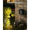 image:imageHIBOITEC Low Voltage Landscape Lighting 12W with Connectors 100W Transformer Photocell Sensor and Timer Spotlights Landscape Lights Kit IP65 Waterproof 2900K for House Yard Trees 8 PacksWarm White