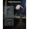 image:imageHIBOITEC Spotlights Low Voltage Landscape Lighting with Connectors 600LM 2900K Landscape Lights Kit 1224V ACDC IP65 Waterproof for House Yard Trees Garden Outdoor 16 Packs16 Pack