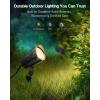image:imageHIBOITEC Spotlights Low Voltage Landscape Lighting with Connectors 600LM 2900K Landscape Lights Kit 1224V ACDC IP65 Waterproof for House Yard Trees Garden Outdoor 16 Packs10 Pack