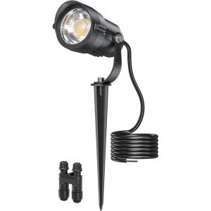 image:imageHIBOITEC Spotlights Low Voltage Landscape Lighting with Connectors 600LM 2900K Landscape Lights Kit 1224V ACDC IP65 Waterproof for House Yard Trees Garden Outdoor 16 Packs1 Pack