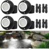 image:imageHIBOITEC Pond Lights 3W LED IP68 Waterproof Underwater Lights with UL Cord Day White 4000K Low Voltage Landscape Lighting for Fountain Pool Compatible 1224V ACDC 1PackWhite