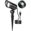 image:imageHIBOITEC 30W Spot Lights Outdoor Dusk to Dawn 120V Plug in Flag Pole Light 3000LM 5000K LED Waterproof Landscape Spotlight for Yard Garden Tree Statue 59 FT Cord with Plug