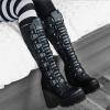 imageAMINUGAL Black Knee High Boots WomensBlack