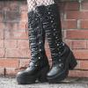 imageAMINUGAL Black Knee High Boots WomensBlack