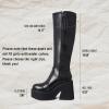 imageAMINUGAL Black Knee High Boots WomensDblack