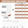 imageAMINUGAL Cowboy Boots for Women Mid Calf Cowgirl Boots Pointed Toe Chunky Heel Embroidered Western Boots Women Pull On Fashion Retro Classic Ankle BootsIwhite