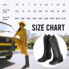 imageAMINUGAL Cowboy Boots for Women Mid Calf Cowgirl Boots Pointed Toe Chunky Heel Embroidered Western Boots Women Pull On Fashion Retro Classic Ankle BootsAblack
