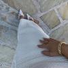 imageAMINUGAL Slingback Heels for Women  Buckle Pointed Toe Stiletto Ankle Strap SilverStud Kitten Heels Womens Pumps Closed Toe Heeled Sandals Dress ShoesAwhite