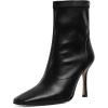 imageAMINUGAL Ankle Boots For Women Elegant Stiletto High Heels Square Toe Winter Fall Boots Zipper Boot Wedding Concerts Party BootiesBlack