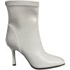 imageAMINUGAL Ankle Boots For Women Elegant Stiletto High Heels Square Toe Winter Fall Boots Zipper Boot Wedding Concerts Party BootiesWhite