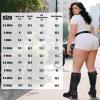 imageAMINUGAL Wide Calf Knee High Boots for Women Square Toe Pull On Chunky Womens Buckle Moto Boots Rivet Vintage Y2K Motorcycle Riding Biker Casual Fashion Festival Renaissance Combat RaveWblack