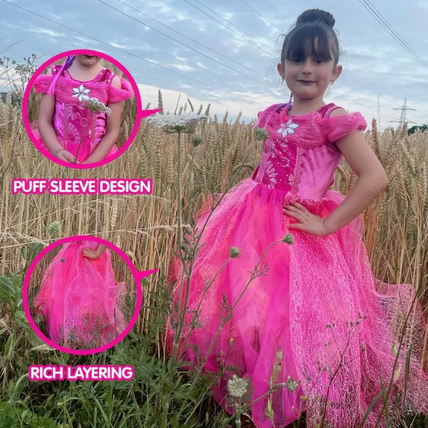 Light Up Pink Princess Dresses for Girls Halloween Costumes Girls Toddler Kids TeensPink