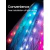 imageRGB LED Light Up Princess Dress Interactive Girls Princess Costume Halloween Dress Up Clothes Syncs with Music App Remote Control for Birthday Party Christmas School Activities PurpleRgb