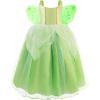 imageLight Up Girls Halloween Costume Toddler Fairy Dress ampamp Wings Green Fairy Girls Costume Princess Ball Gown KidsGreen